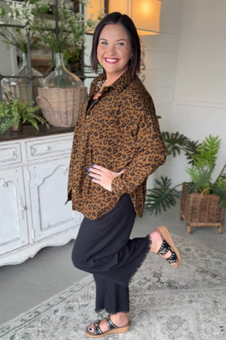 Gianna Top Leopard