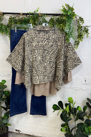 Focal Point Cape Jacket Leopard