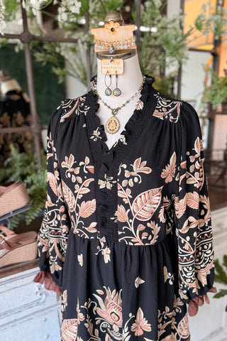 Sandy Dress Black by Umgee Dresses Umgee