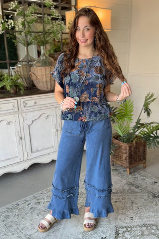 Sherer Pants Denim by Easel