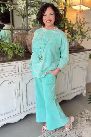 Callie Top Aqua Shirts & Tops Sage+Fig