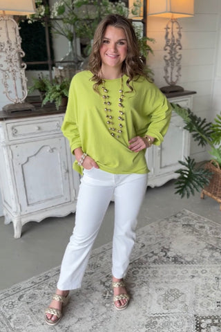 Lyric Lime Green Shirts & Tops Hope