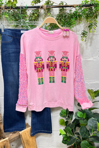 Soldier Boy Pink Sweatshirt Bibi