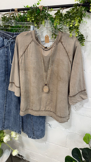 Amari Top Taupe