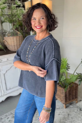 Deena Sweater Navy Sweater Blu Pepper