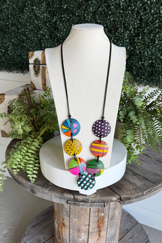 Abstraction Necklace Multi