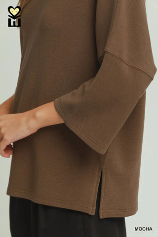 Cecelia Top Black by Umgee Shirts & Tops Umgee