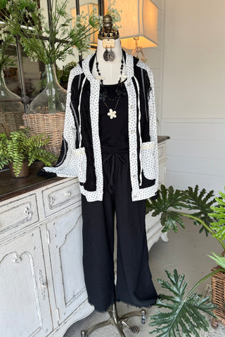 Miss Dot Jacket Black by POL Clothing