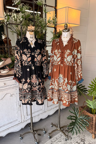 Sandy Dress Hazelnut by Umgee Dresses Umgee