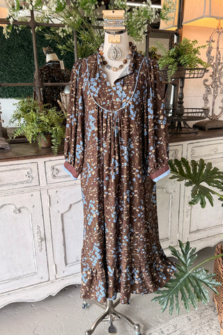 Bates Maxi Dress Brown by Umgee Dresses Umgee