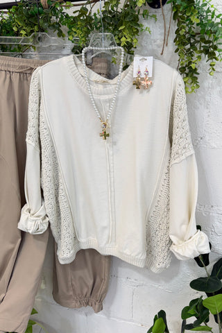 Yates Top Ecru by Easel