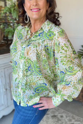 Ellen Top Lime by Eesome Shirts & Tops eesome