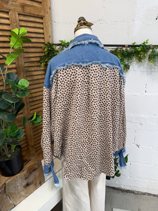 Cover Your Tracks Top Denim Mix