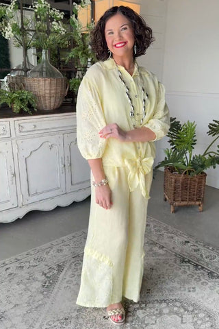 Daisy Jane Top Yellow Shirts & Tops Sole Luna