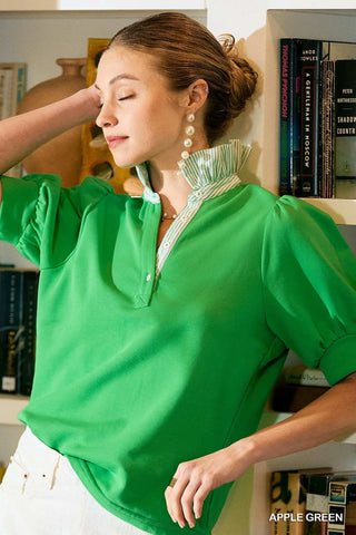 Natasha Top Apple Red by Umgee Shirts & Tops Umgee