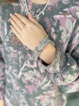 Ginny Bracelets Silver by Pink Panache Bracelets Pink Panache