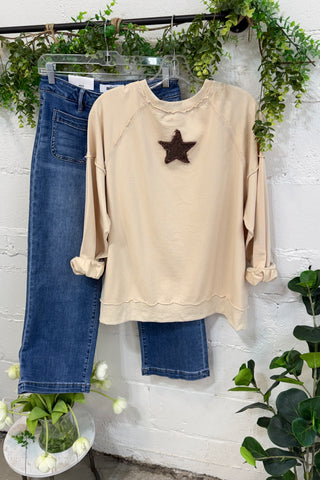 Cassidy Top Ecru by Easel Shirts & Tops Easel
