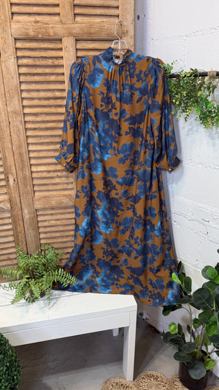 Nikola Long Dress Camel by Entro Dresses Entro