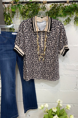 Boundless Top Leopard Shirts & Tops Carol's Boutique