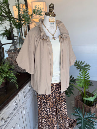 Elements Jacket Tan by Umgee Jacket Umgee