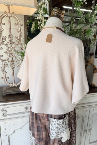 Bernadette Sweater Ecru by Entro Sweater Entro