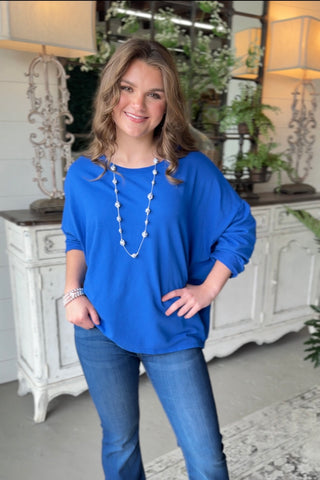 Lyric Royal Blue Shirts & Tops Hope