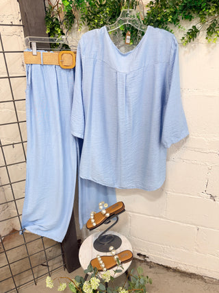 Maisie Top Lt Blue Shirts & Tops D Style