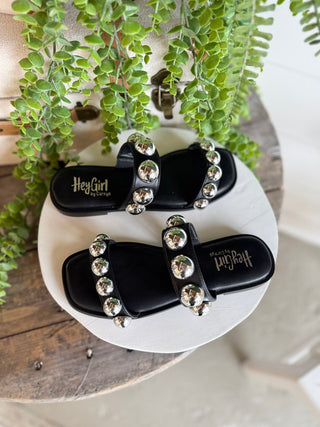 Catch A Buzz Black by Corky's Sandal Corky's Footwear