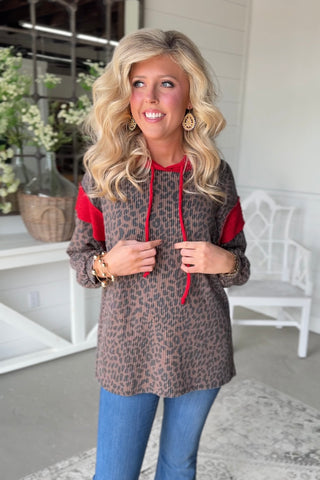 Outer Limits Red/Leo Shirts & Tops Heimish USA