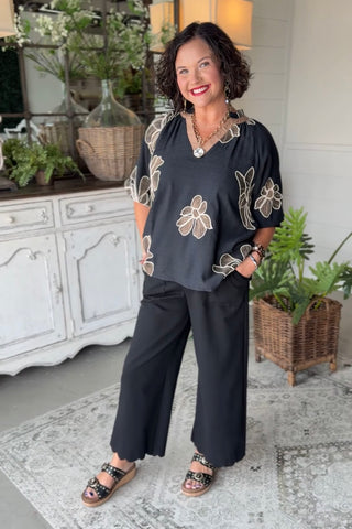 Elmore Top Denim by Umgee Shirts & Tops Umgee