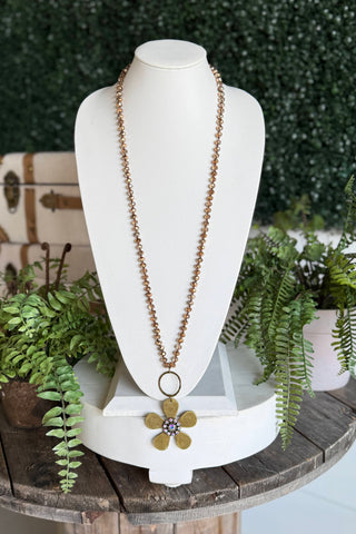 Full Bloom Necklace Bronze BFF