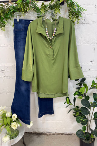 Buffy Top Green