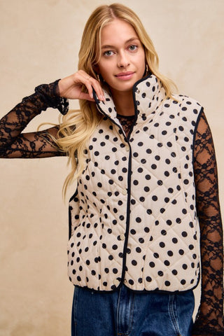 Lotsa Dots Vest Cream by Bibi
