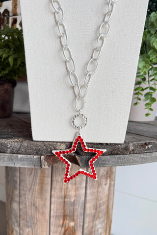 Daystar Necklace Red Necklaces BFF