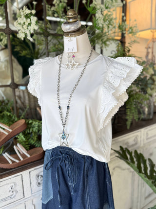 Rico Top White Shirts & Tops Staccato