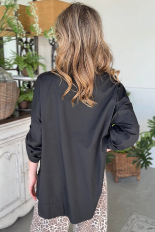 At Task Black Shirts & Tops MuMu/JY