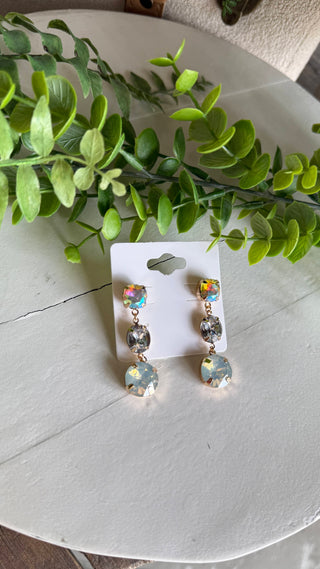 Glamour Earrings Clear