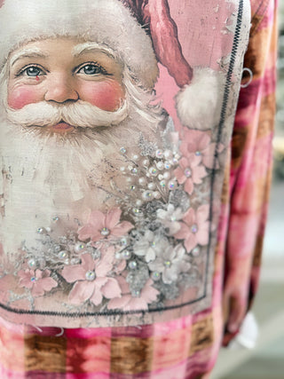 Rosey Santa Red Multi Shacket Shacket J coons