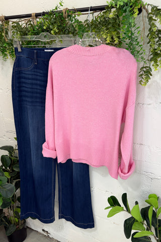Girl Next Door Sweater Peony Sweater La Miel