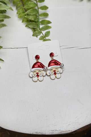 Singing Santa Earrings Gold Earrings Whats Hot Jewelry/All That Glitters