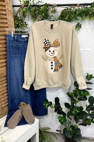 Wild Snowman Sweatshirt Southern Attitude Designs Wholesale