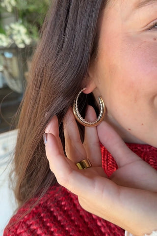 Mistie Earrings Gold/Silver Earrings Whats Hot Jewelry