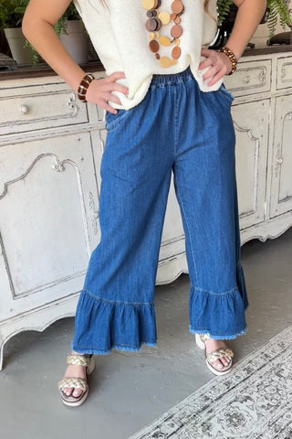 Owens Pants Denim by Umgee