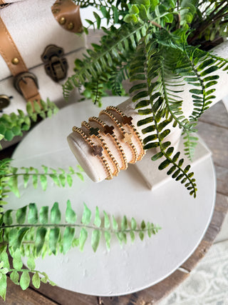 Cross/Ball Bracelet Gold Bracelets SM Style