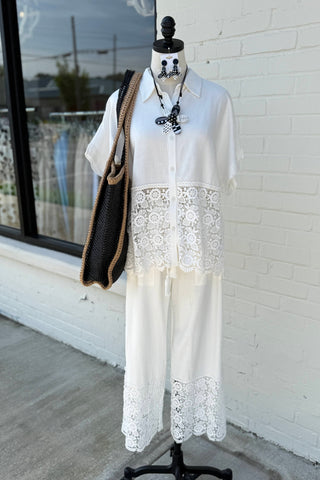 Celeste Pants Off White