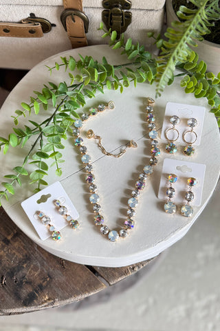 Envision Necklace Clear AB