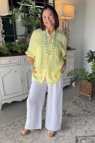 In The Details Top Yellow Shirts & Tops Prospero