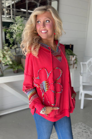 Poppy Red by Easel Shirts & Tops Easel