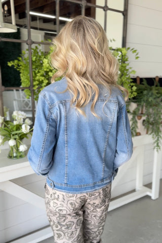 Get It Girl Bling Jacket Jacket Vanilla