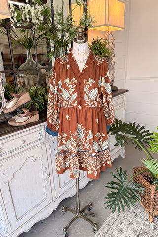 Sandy Dress Hazelnut by Umgee Dresses Umgee